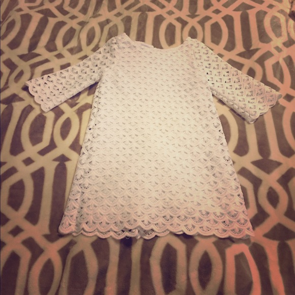 Girls white dress - Picture 1 of 2