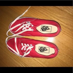 Red Vans