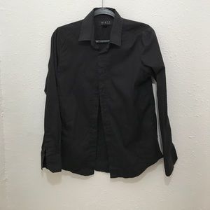 Black fitted small shirt, condition 9/10