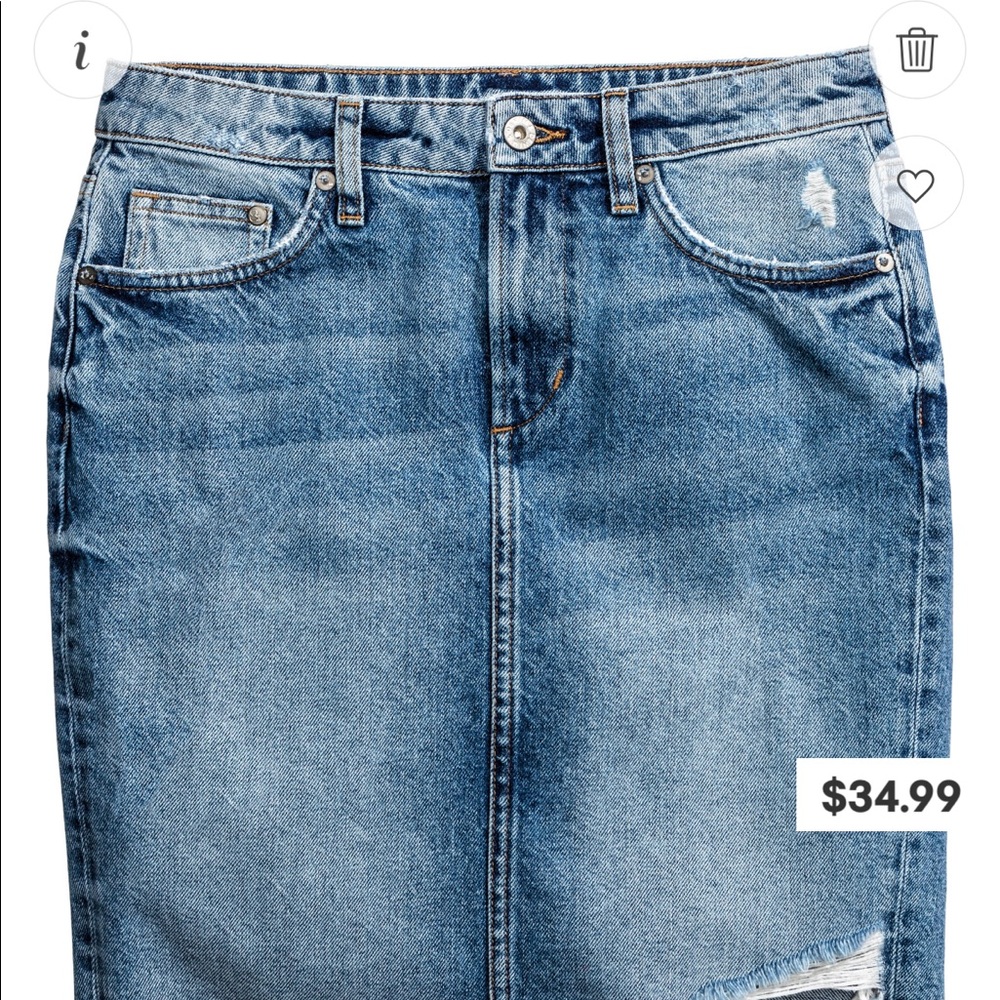 H&M Denim Skirt NWT