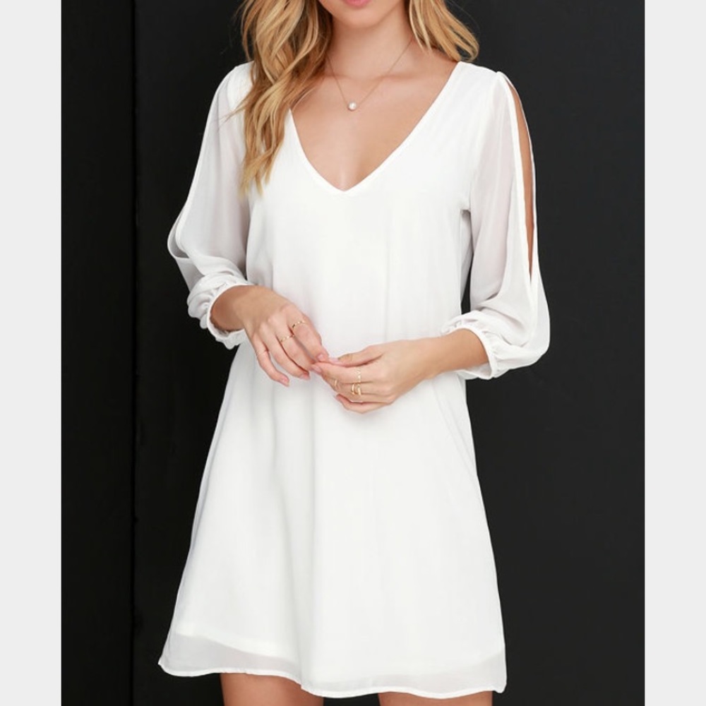 Lulus Shifting Dears Shift Dress