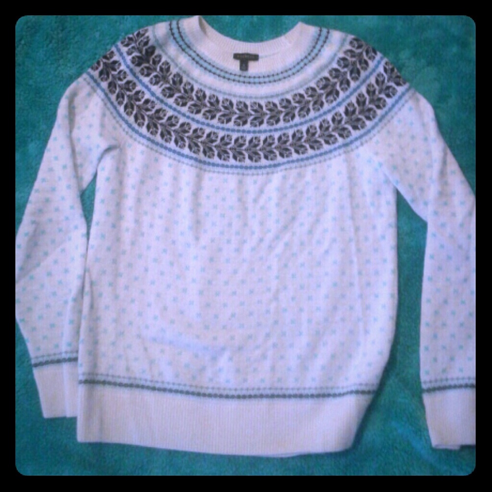 Talbots Fair Isle sweater