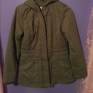 Olive Green Big Coat!