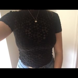 See through Zara blouse