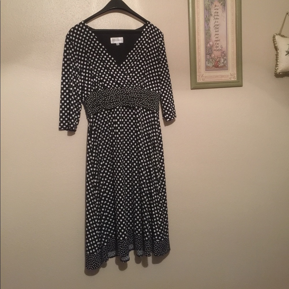 Cute little dotted dress!