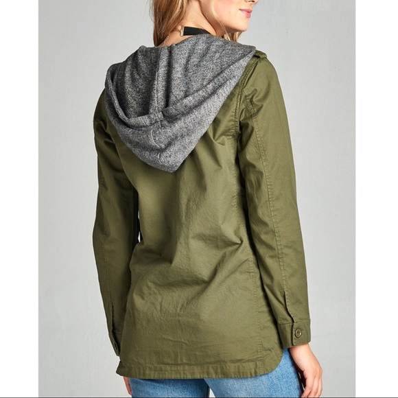 TIERNEY Hooded utility Jacket - Picture 3 of 3