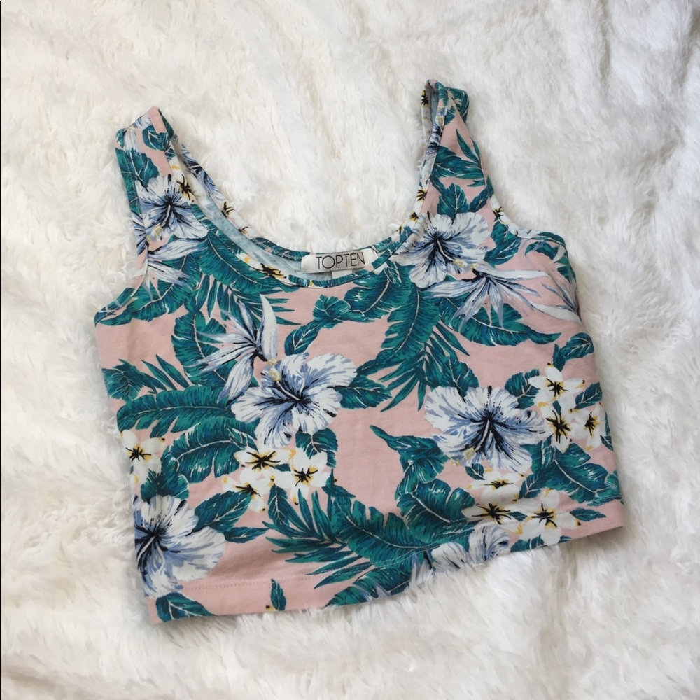 [SOLD] Tropical Crop Top