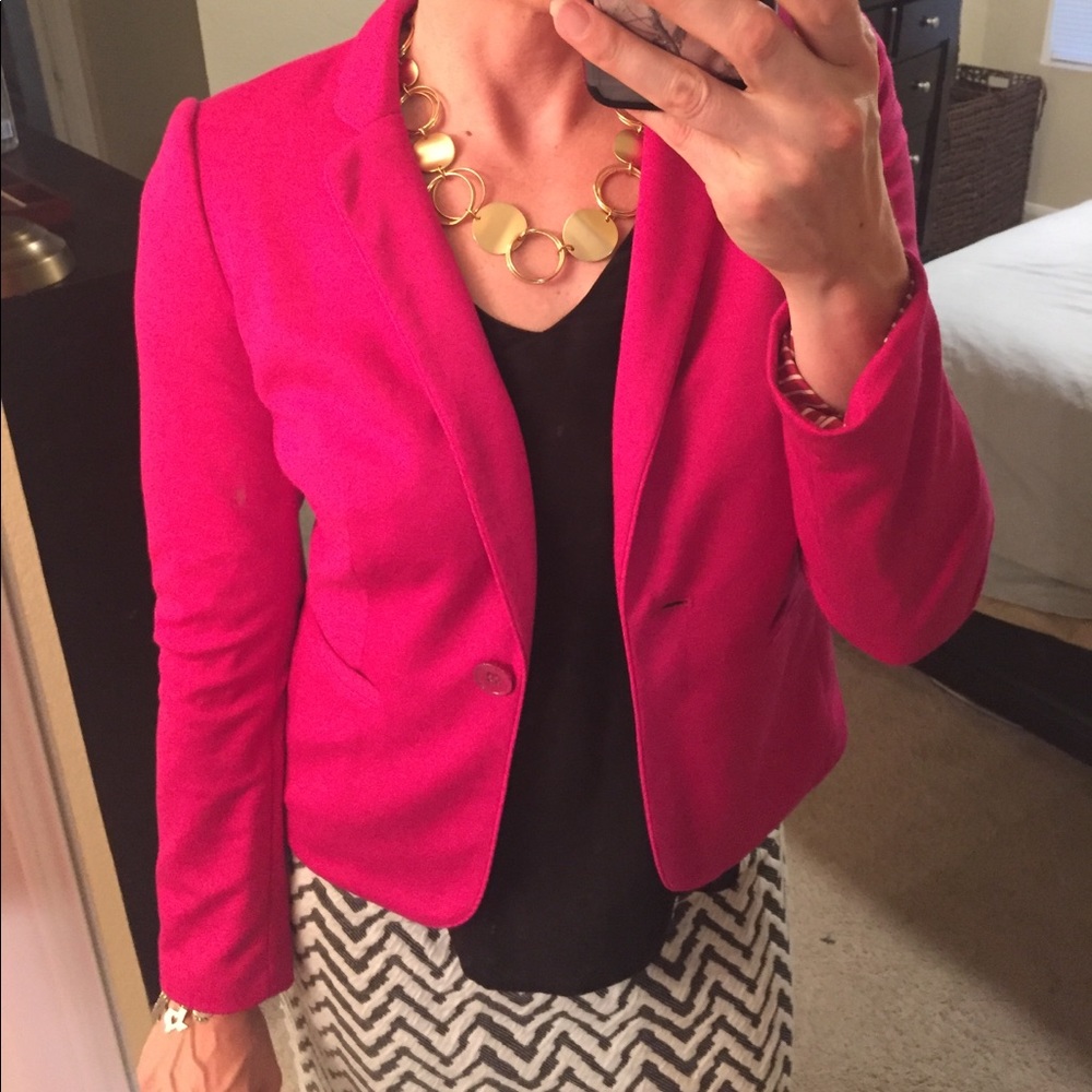 Pink blazer