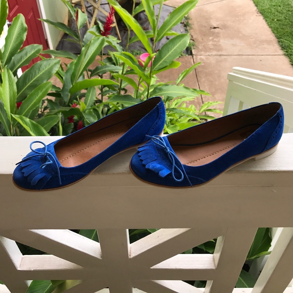 Dolce Vita Blue Suede Flats