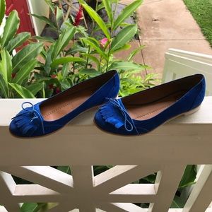 Dolce Vita Blue Suede Flats