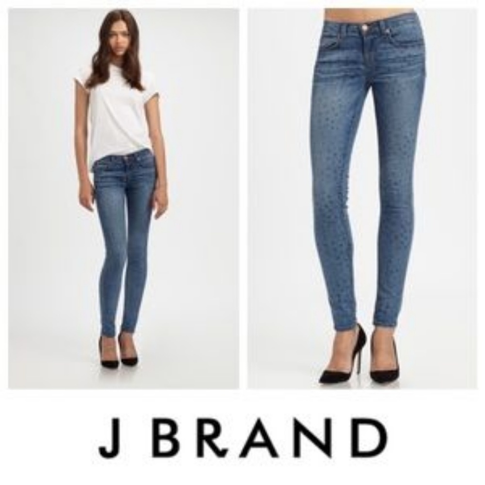 J Brand Star Print Jeans size 24 NWOT