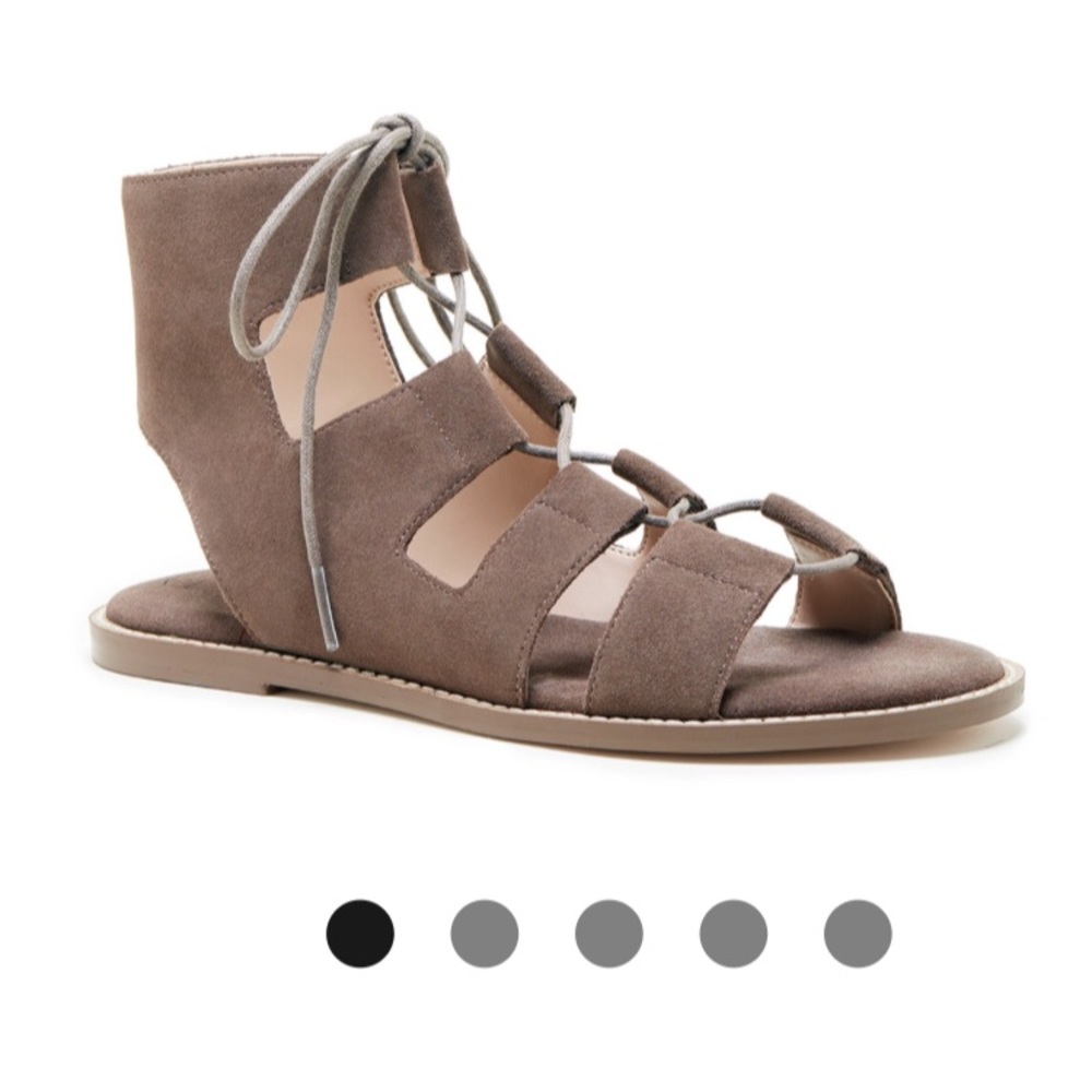 Sole Society lace up sandals