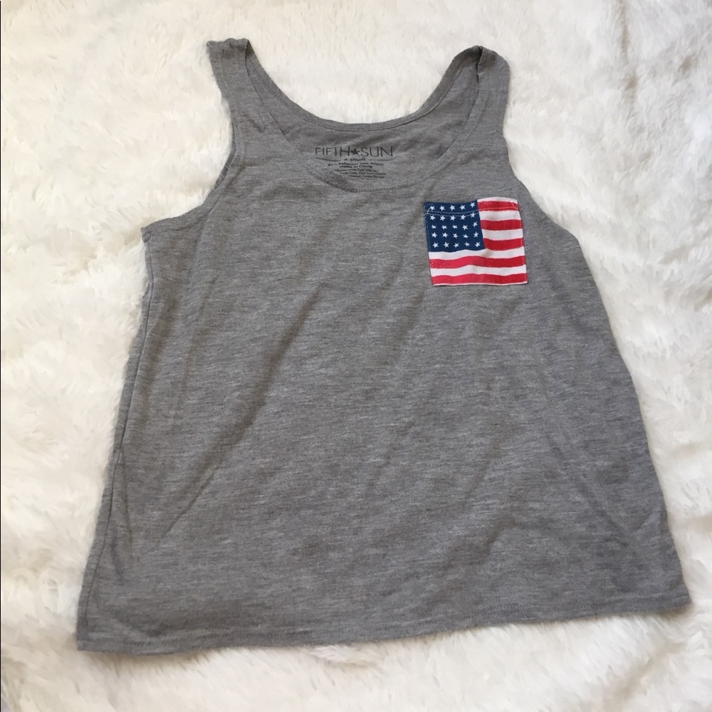 [SOLD] American Flag Pocket Tank