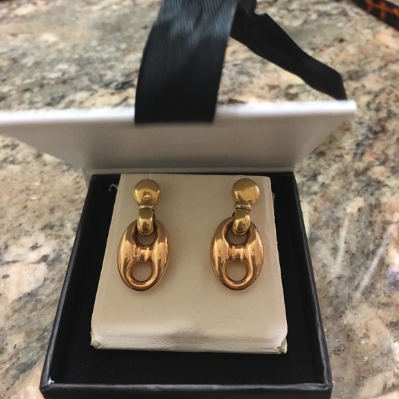 Earring tones 18K gold inspired in Gucci design. - Picture 1 of 1