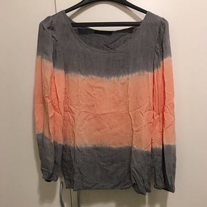 Open Back Tie Dye over sized shirt Size Small