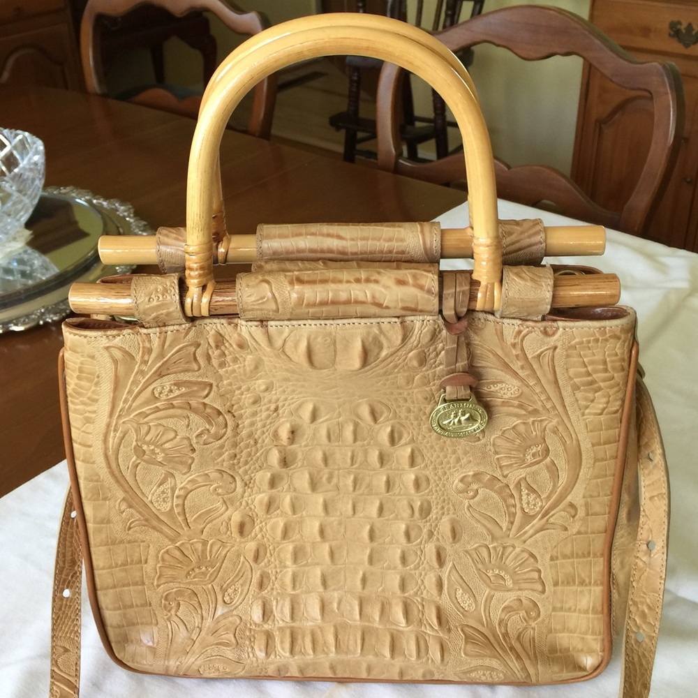 Tan Brahmin Handbag
