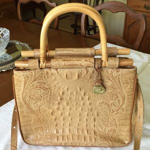 Tan Brahmin Handbag