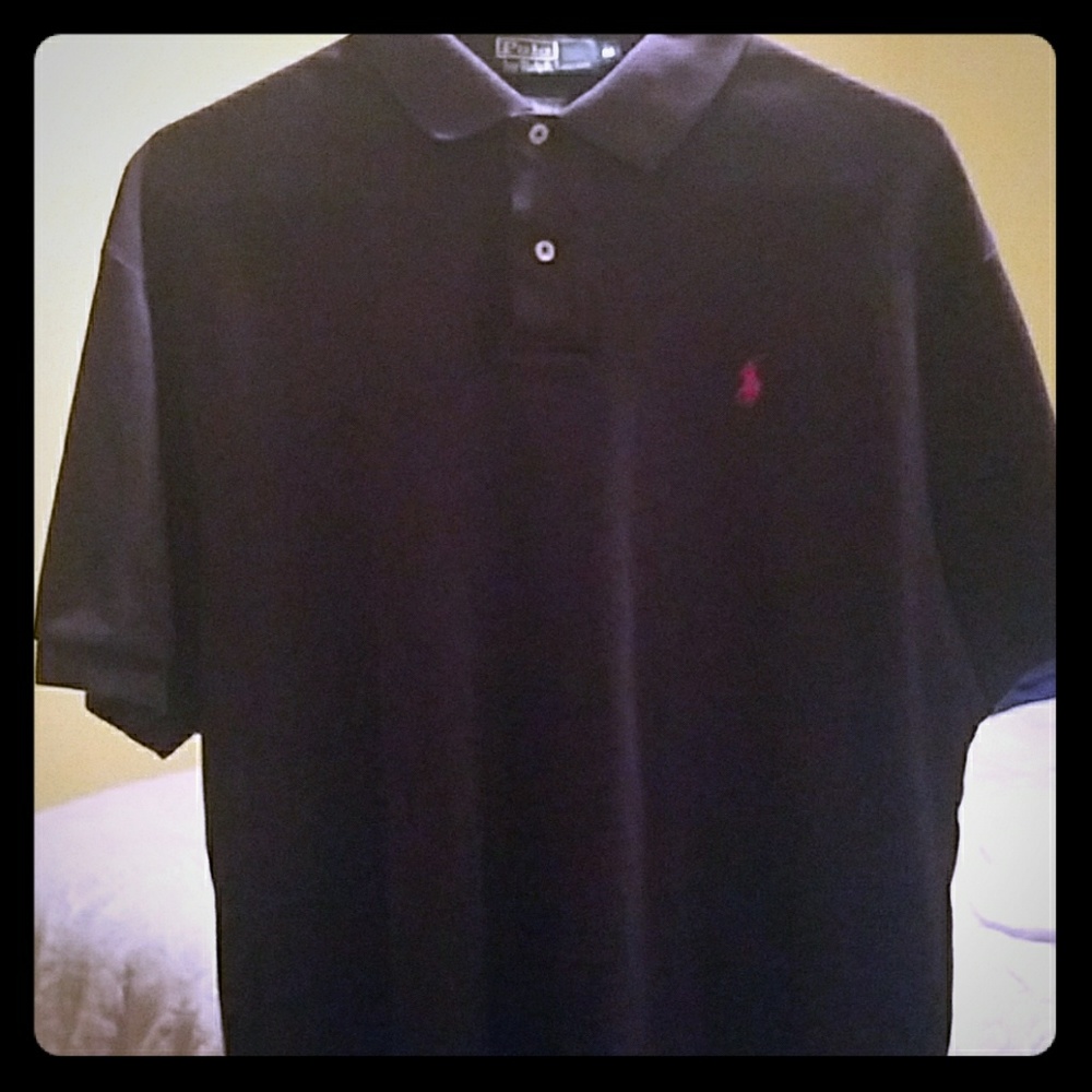 Ralph Lauren Navy Blue Polo Shirt. Great Condition