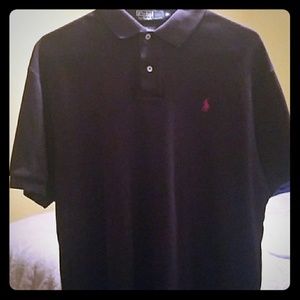Ralph Lauren Navy Blue Polo Shirt. Great Condition
