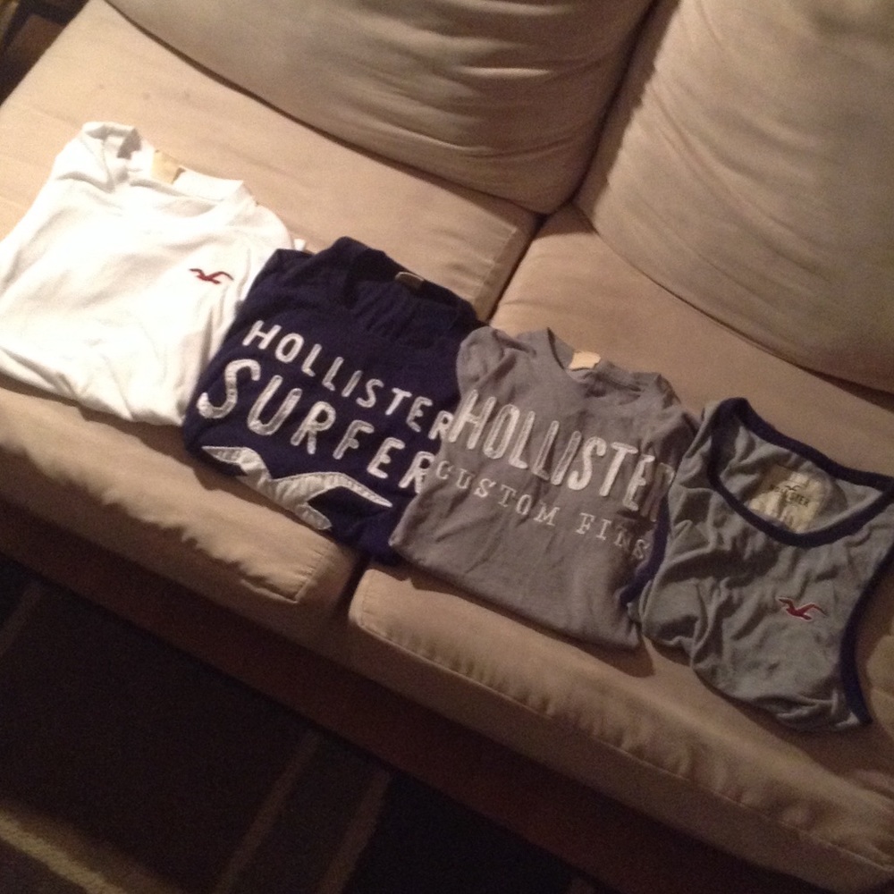 4 Hollister Shirts/No longer available
