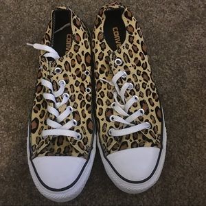 Brand New Leopard Print Converse