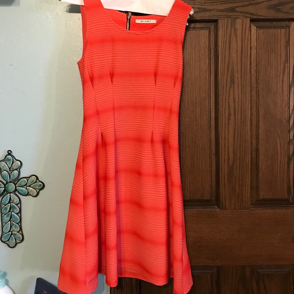Orange dress