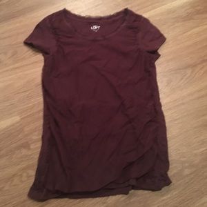 Maroon tee