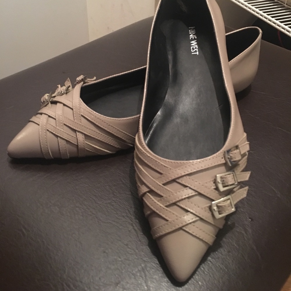 Never Worn Nine West Flats