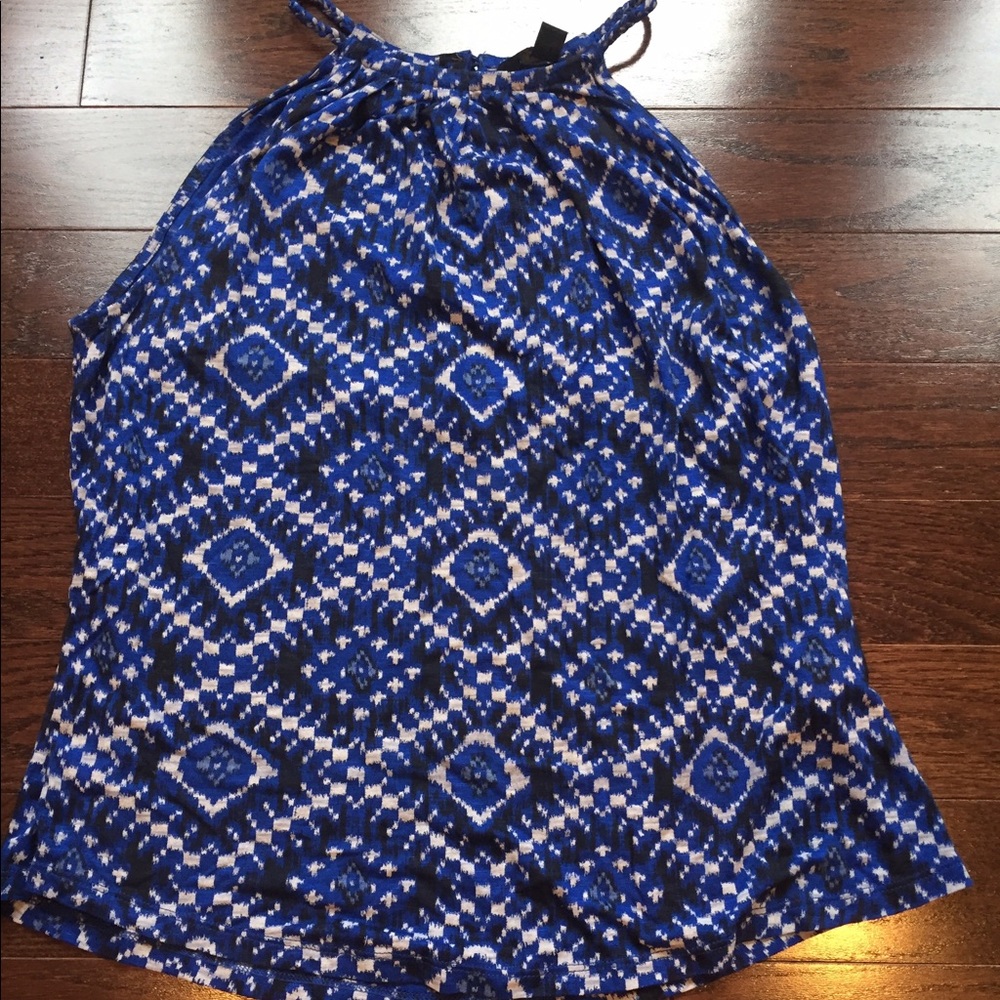 Lucky Brand top - ikat pattern