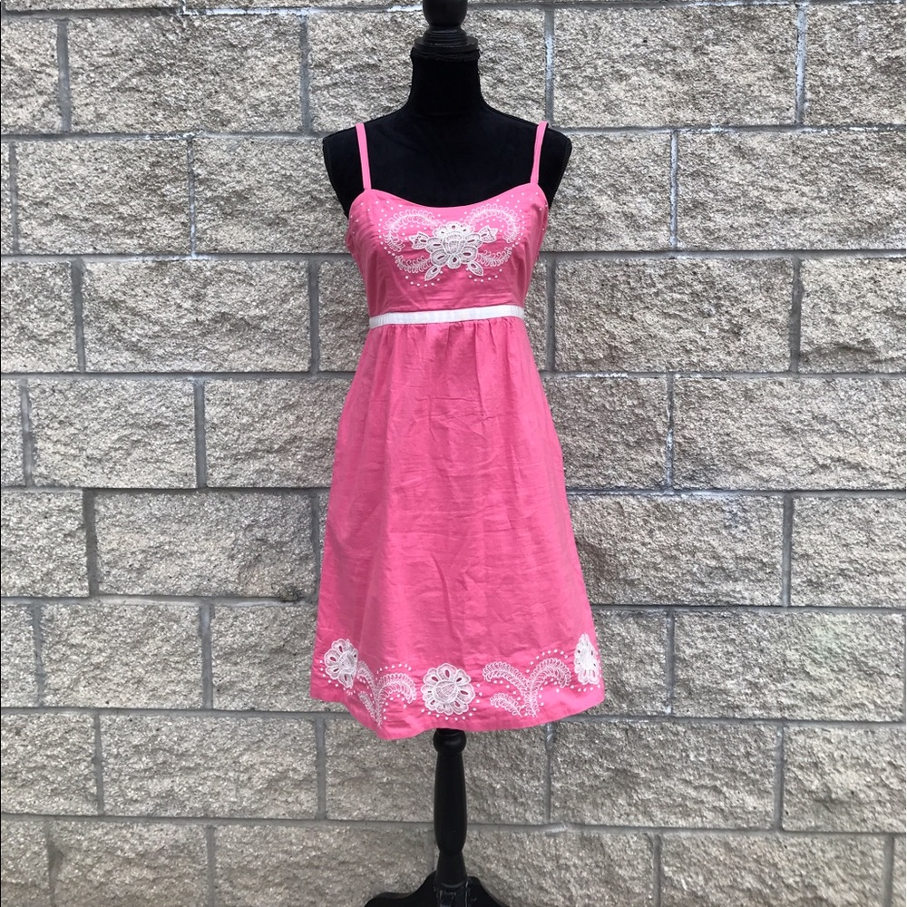 moulinette soeurs pink dress Anthropologie | Dresses | Moulinette Soeurs Anthropologie Glee Pink Dress Size 8