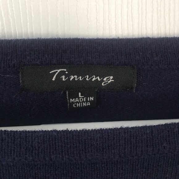 blue and white striped sweater - Picture 3 of 3