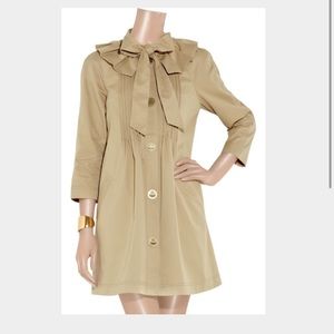 Tibi Bow Detail Trench
