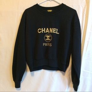 CHANEL Black Sweatshirt
