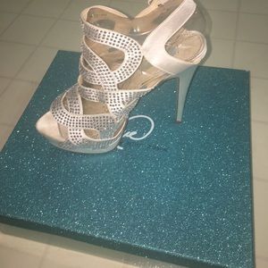 Rhinestone high heels