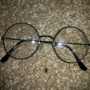 Black vintage glasses