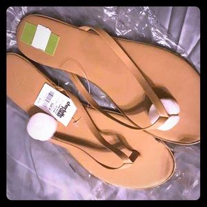 Charlotte Russe Nude Flip flops