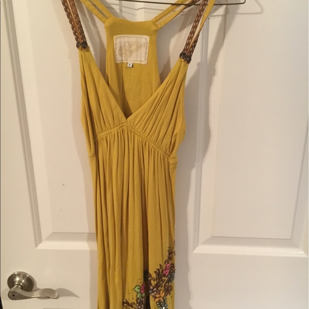 Yellow sun dress