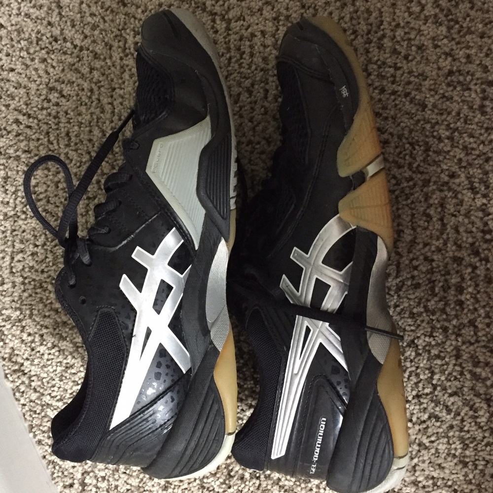 Women's Asics volleyball shoes.