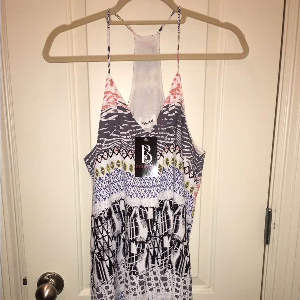 Geoprint dress