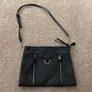Black crossbody purse