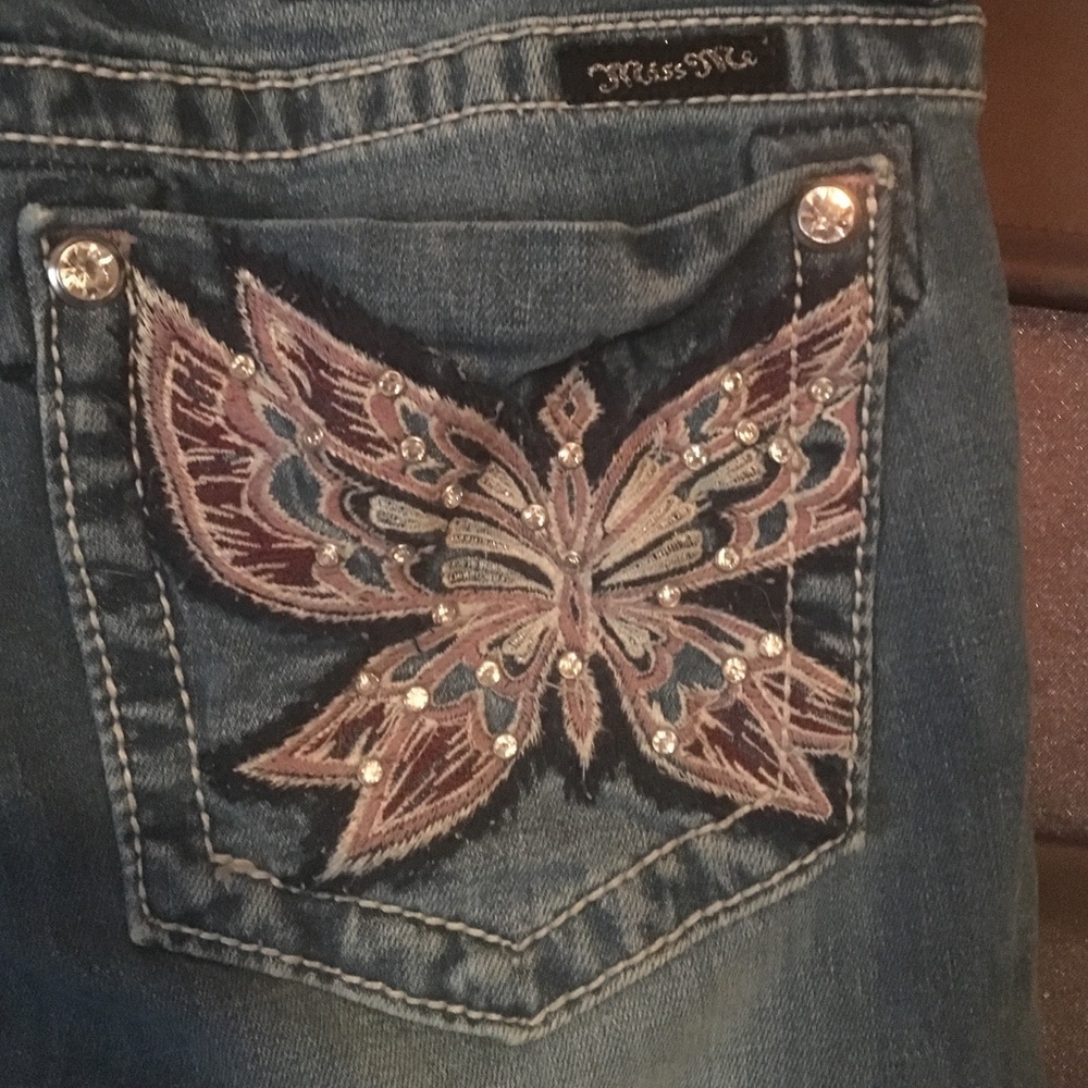 Miss Me Butterfly Capri