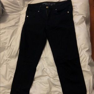 Deep Blue American Eagle Skinny Jeans