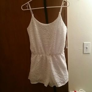 White ambiance romper