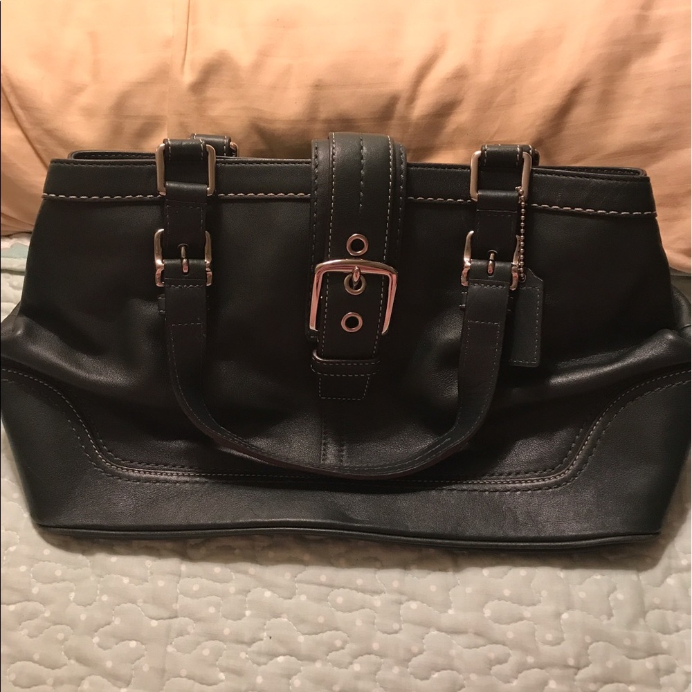 Authentic Leather coach bag