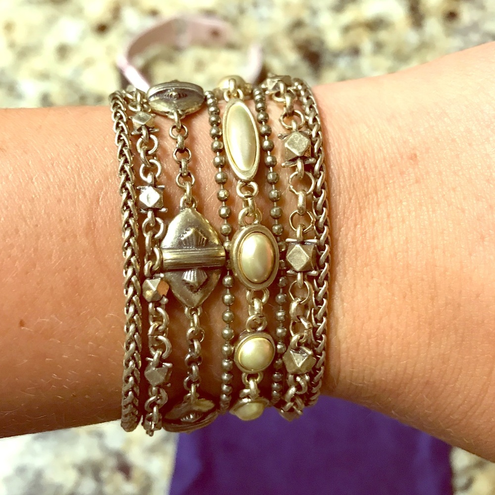 Lucky Brand beaded bangle bracelet