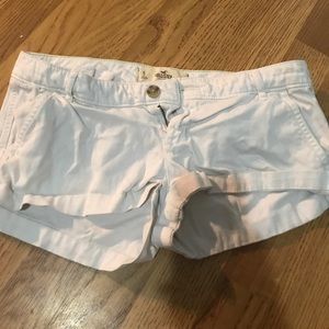 White khaki shorts