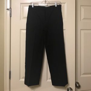 J. Crew black stretch crop pants