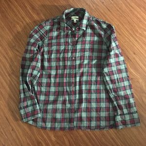 J. Crew plaid shirt