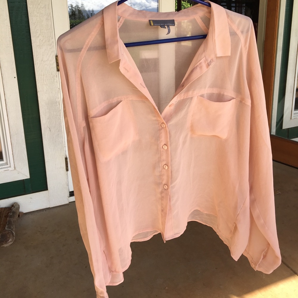 Jeans by buffalo ultra silky blouse