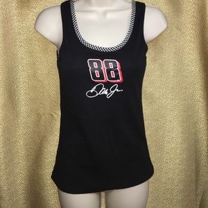 Dale JR. black race tank top